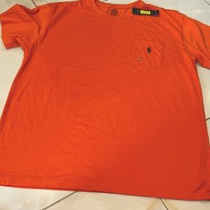 Ralph Lauren polo T-shirt NWT new orange Men Large